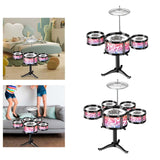 Maxbell Beginners Kids Drum Set Musical Instrument Music Toy for Kids Children's Day 3 Tom