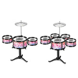 Maxbell Beginners Kids Drum Set Musical Instrument Music Toy for Kids Children's Day 3 Tom