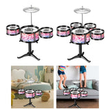 Maxbell Beginners Kids Drum Set Musical Instrument Music Toy for Kids Children's Day 3 Tom