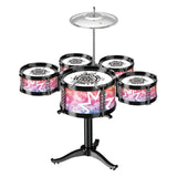 Maxbell Beginners Kids Drum Set Musical Instrument Music Toy for Kids Children's Day 5 Tom