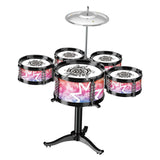 Maxbell Beginners Kids Drum Set Musical Instrument Music Toy for Kids Children's Day 5 Tom