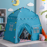 Maxbell Kids Play Tents Indoor Outdoor Princess Tent for Boys Girls Toddlers Children Dark Blue
