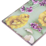 Maxbell Rustic Wooden Chicken Floral Easter Door Wall Hanger Memorial Jesus Resurrection Directional Sign
