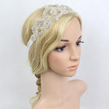 Diamante Crystal Wedding Bridal Bridesmaid Headpiece Party Headband Stretch Wedding Hair Tiara Band