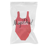 Bride Letter Print Women Bikini Bodysuit Swimsuit Beachwear Monokini M Red