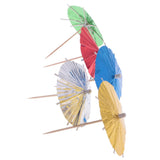 Approx.Pack of 144 Metallic Cocktail Parasol / Umbrella Picks Party Decorations