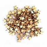 150pcs Star Wooden Embellishments DIY Crafts Cardmaking Scrapbooking