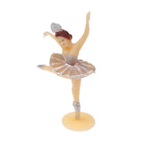 12pcs Mini Ballet Girl Baby Shower Favors Party Decoration Crafts White