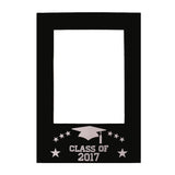 Funny Graduation Party Class of 2017 Black Chalkboard Selfie Frame Photo Booth Props Poster