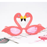 Novelty Tropical Flamingo Eyeglasses Beach Party Fancy Dress Unisex Costume