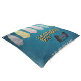 Fathers Day Gift Cotton Linen Throw Pillow Case Cushion Cover Home Decor 1