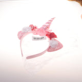 Unicorn Horn Headband Fancy Dress Halloween Adults Hen Party Props Hot pink