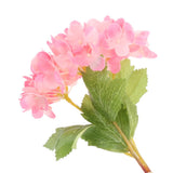 Artificial Hydrangea Flower Bouquet Wedding Party Home Decoration Dark pink