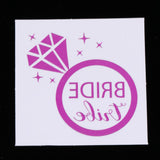 10x Purple Team Bride Tribe Temporary Tattoos Wedding Sticker Bride Tribe2