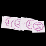 10x Purple Team Bride Tribe Temporary Tattoos Wedding Sticker Loves Name