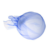 2 Pieces Tulle Wrapped Latex Balloons Party Wedding Birthday 12 inch Blue