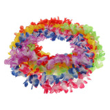 Hawaiian Tropical Luau Flower Leis Garland Necklace Beach Party Decor Multi