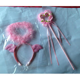 Lightweight Heart Shape Princess Fairy Wand For Kids Party Supplies Pink