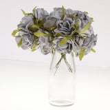 30pcs Artificial Rose Buds Flower Bouquet DIY Craft Home Decor Grey