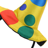 Polka Dot Clown Hat Headband Circus Jester Hairband Costume Fancy Dress #2