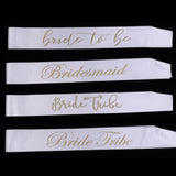 Bride to Be Sash Wedding Sash Hen Night Bachelorette Party Accessories