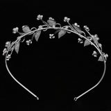 Crystal Rhinestones Girls Headband Wedding Bridal Jewelry Hair Accessories White