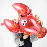 Large Red Lobster Foil Balloon Children Ocean Party Decoration Supplies