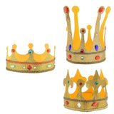 Glitter Princess Crown Hat Kids Adult Fancy Dress Costume Hair Accessories #2