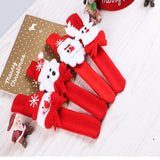 Christmas LED Light Up Snap Slap Bracelet Wristband Gift Toys Bear