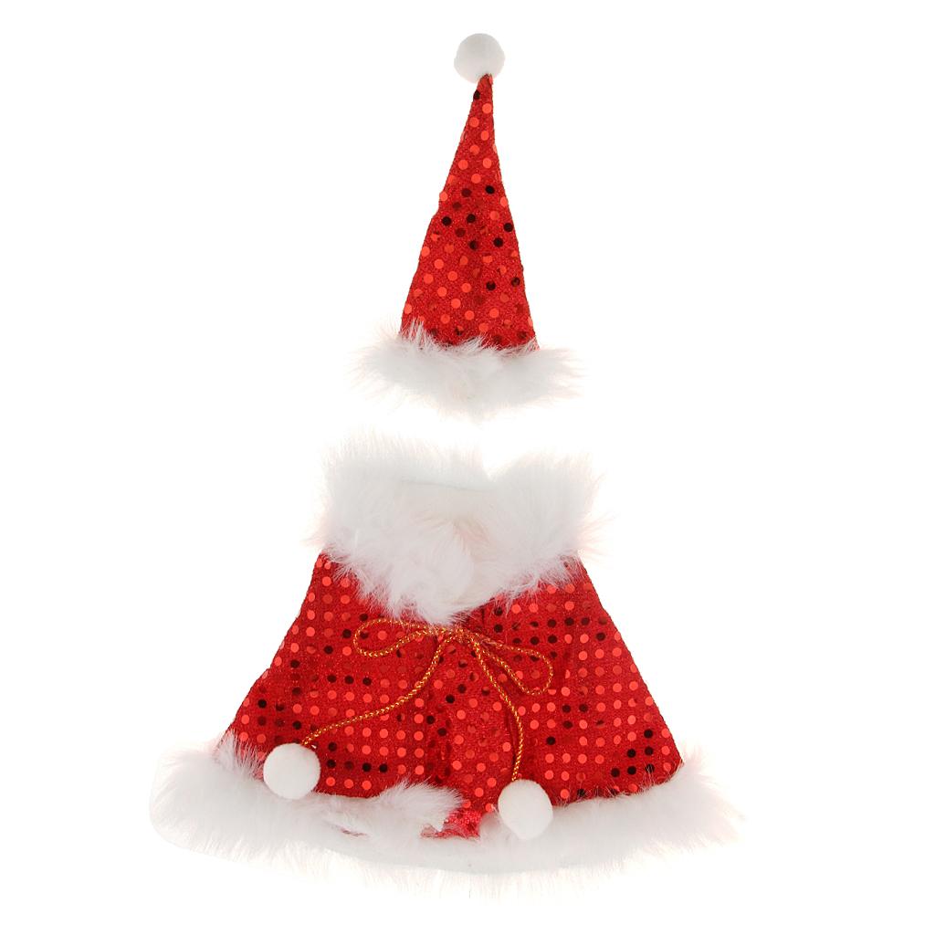 Maxbell Christmas Wine Bottle Cover Champange Drink Bottle Cloth Cover Set Female