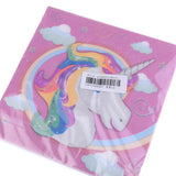 20 Pieces Magical Unicorn Paper Napkin Birthday Serviette Party Supplier