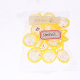 12 Pieces Flower Mini Rattles Baby Shower Bag Fillers Table Decor Yellow