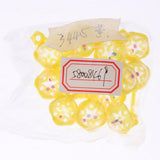 12 Pieces Star Mini Rattles Baby Shower Christening Party Bag Fillers Yellow