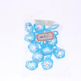 12 Pieces Star Mini Rattles Baby Shower Party Bag Fillers Table Decor Blue