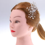 Maxbell Bridal Wedding Pearl Hair Clip Comb Lady Girls Crystal Rhinestones Headpiece