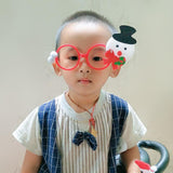 Christmas Holiday Snowman Party Glasses Eyewear Kids Party Cosplay