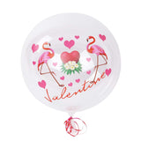 Funny Flamingo Stickers for Bobo Clear Balloon DIY Vinyl Labels Crafts