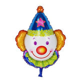 Funny Juggles Super Clow Foil Balloon Kids Birthday Party Supplies Blue