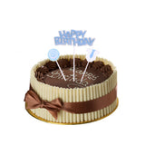 Maxbell Pack of 3 Happy Birthday Cake Topper Baby Boy Clothes Lolly Kids Party Cake Decor