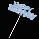 Maxbell Pack of 3 Happy Birthday Cake Topper Baby Boy Clothes Lolly Kids Party Cake Decor