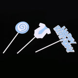 Maxbell Pack of 3 Happy Birthday Cake Topper Baby Boy Clothes Lolly Kids Party Cake Decor