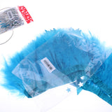 Boho Plume Table Skirt Wall Garland Bunting Flamingo Party Decoration Blue