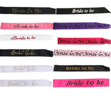 Bride to Be Lace Sash Hen Nights Bride Sash Wedding Accessory White Lace