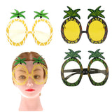 Novelty Tropical Pieapple Sunglasses Hawaiian Beach Party Glasses Yellow