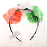 Green Shamrock Flowers Headband Saint Patrick's Day Party Parade Dress-up