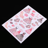 Maxbell 10 Sheets DIY Paper Stickers Diary Scrapbook Label Sticker Photo Album Decor
