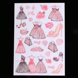Maxbell 10 Sheets DIY Paper Stickers Diary Scrapbook Label Sticker Photo Album Decor