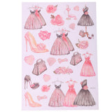 Maxbell 10 Sheets DIY Paper Stickers Diary Scrapbook Label Sticker Photo Album Decor