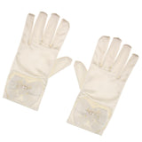 Flower Girls Short Gloves Wedding Party Kids Gloves Formal Occasion Beige