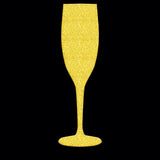 Maxbell 20x Glitter Wine Glass Cupcake Topper Food Picker Wedding Party Decor Gold